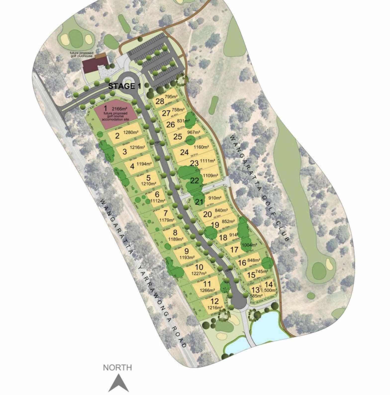 Waldara Golf Estate Stage 1 Plan